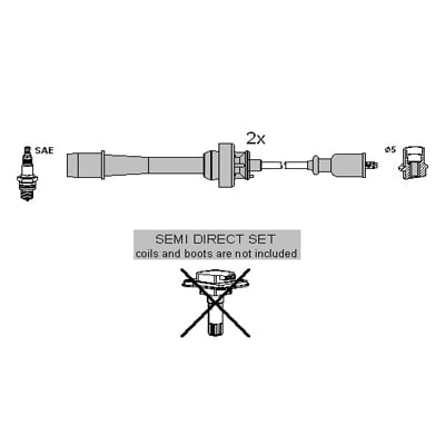 Ignition Cable Kit HÜCO 134954