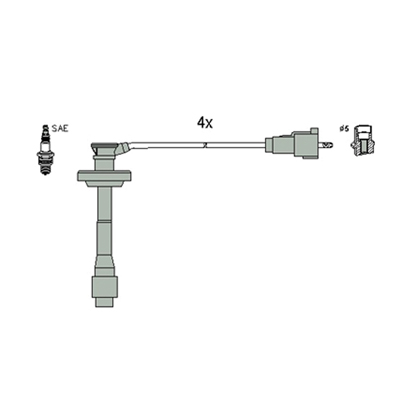 Ignition Cable Kit HÜCO 134971