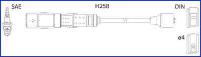 Ignition Cable Kit HÜCO 134780