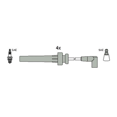 Ignition Cable Kit HÜCO 134336