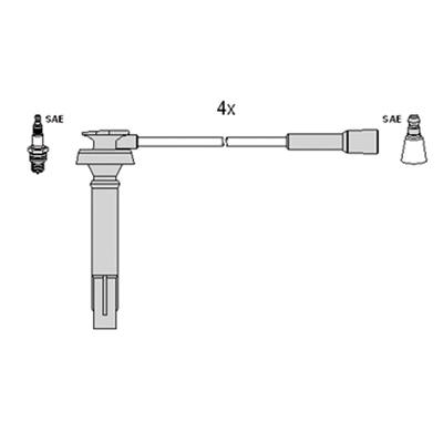 Ignition Cable Kit HÜCO 134370