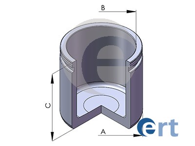Piston, brake caliper ERT 150695-C
