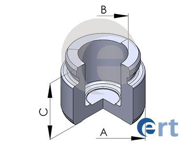 Piston, brake caliper ERT 150770-C