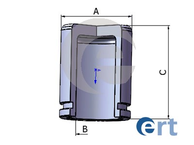 Piston, brake caliper ERT 151101-C