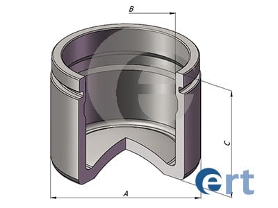 Piston, brake caliper ERT 151458-C