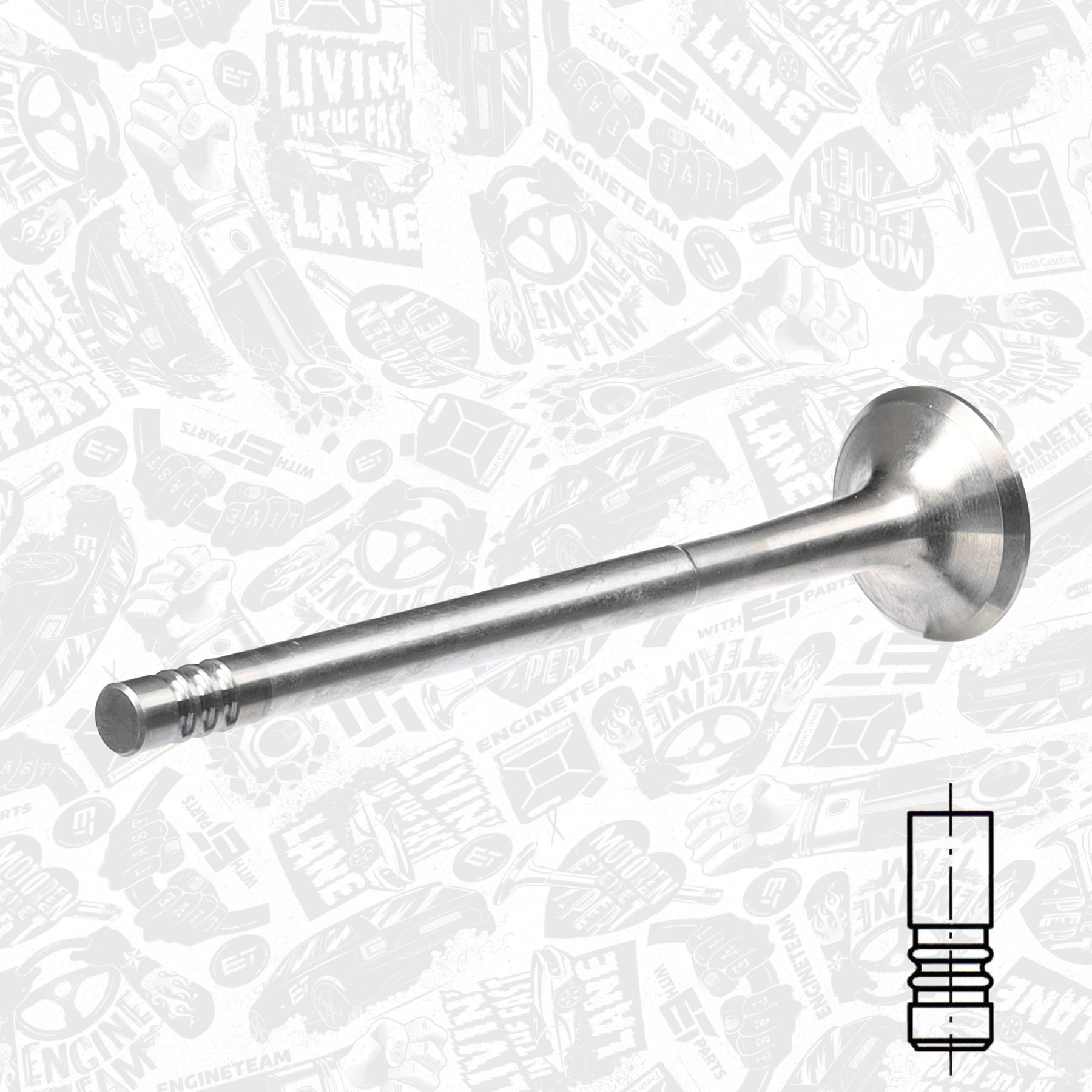 Exhaust Valve ET ENGINETEAM VE0019