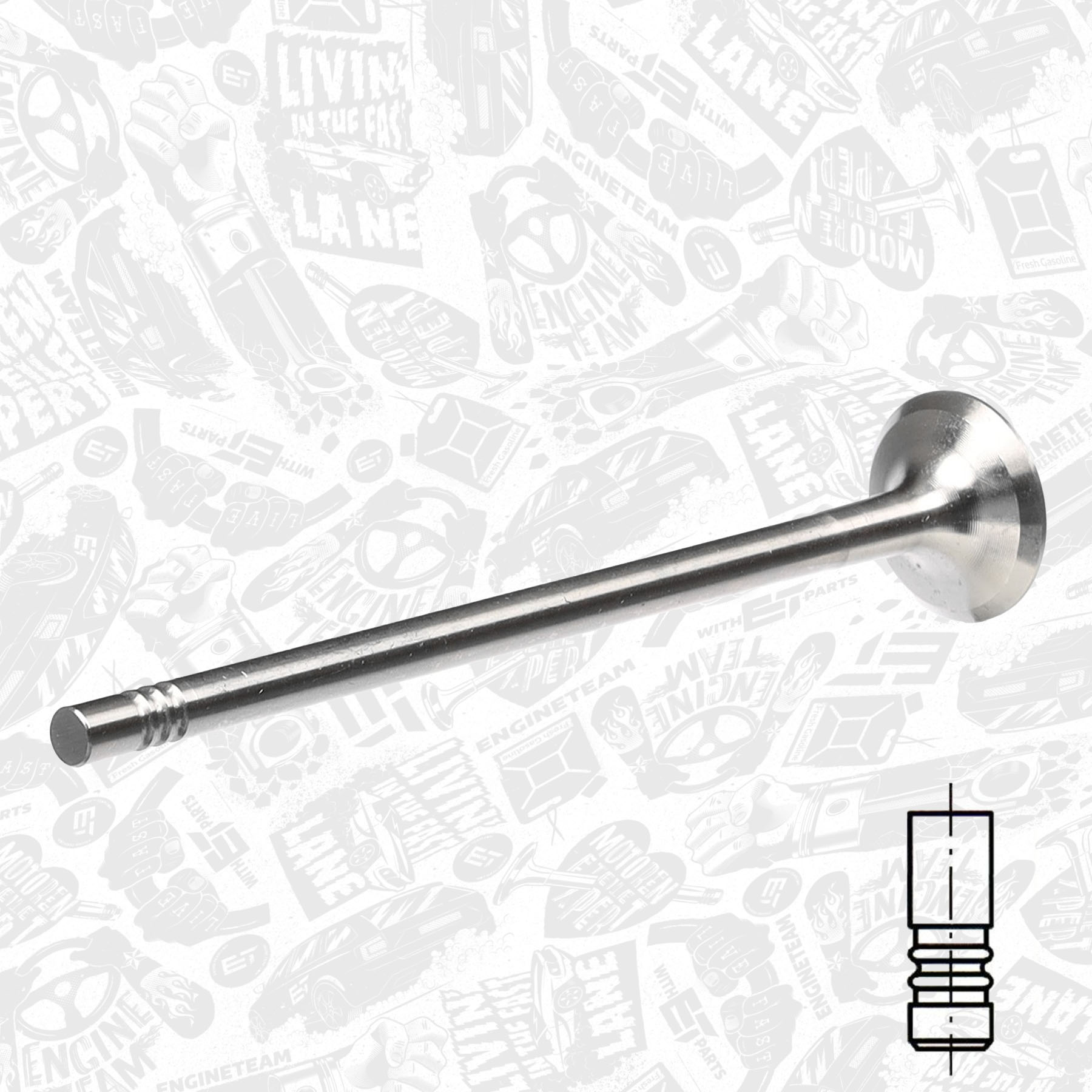 Exhaust Valve ET ENGINETEAM VE0056