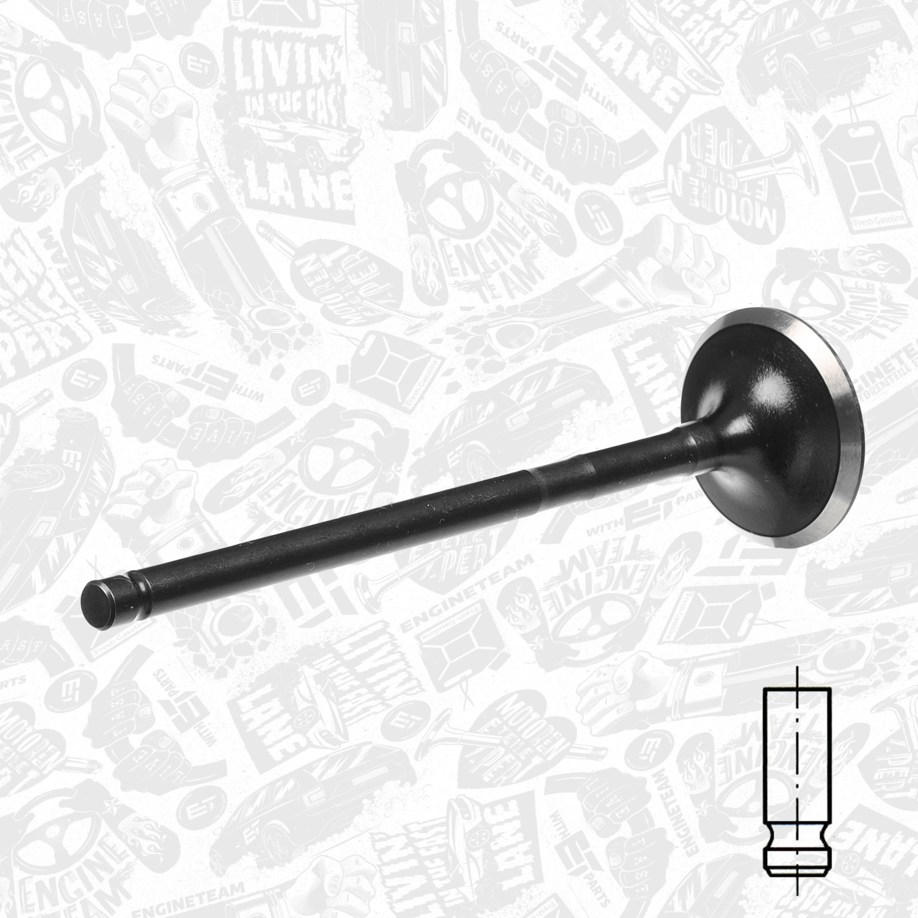 Exhaust Valve ET ENGINETEAM VE0111