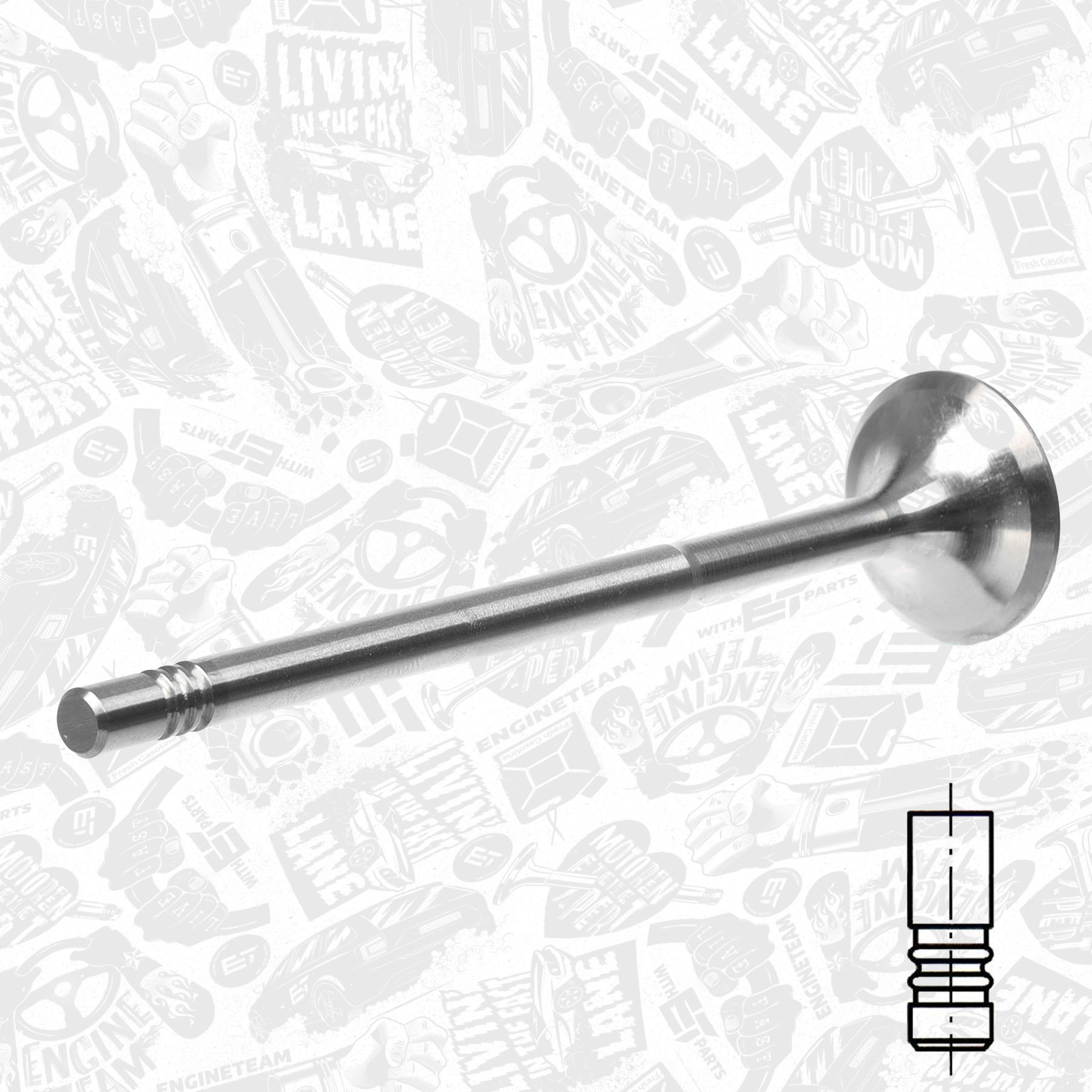 Exhaust Valve ET ENGINETEAM VE0157