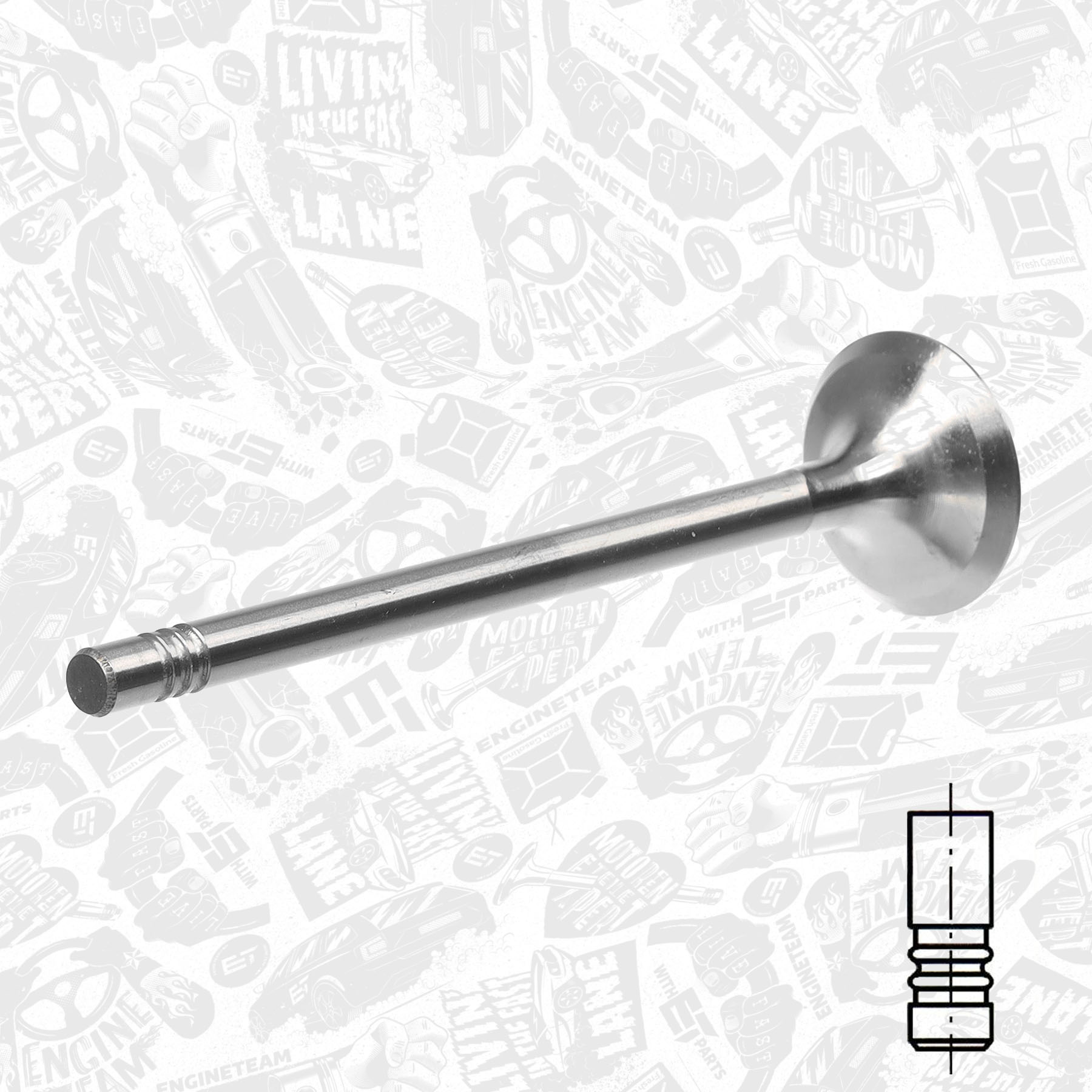 Exhaust Valve ET ENGINETEAM VE0165