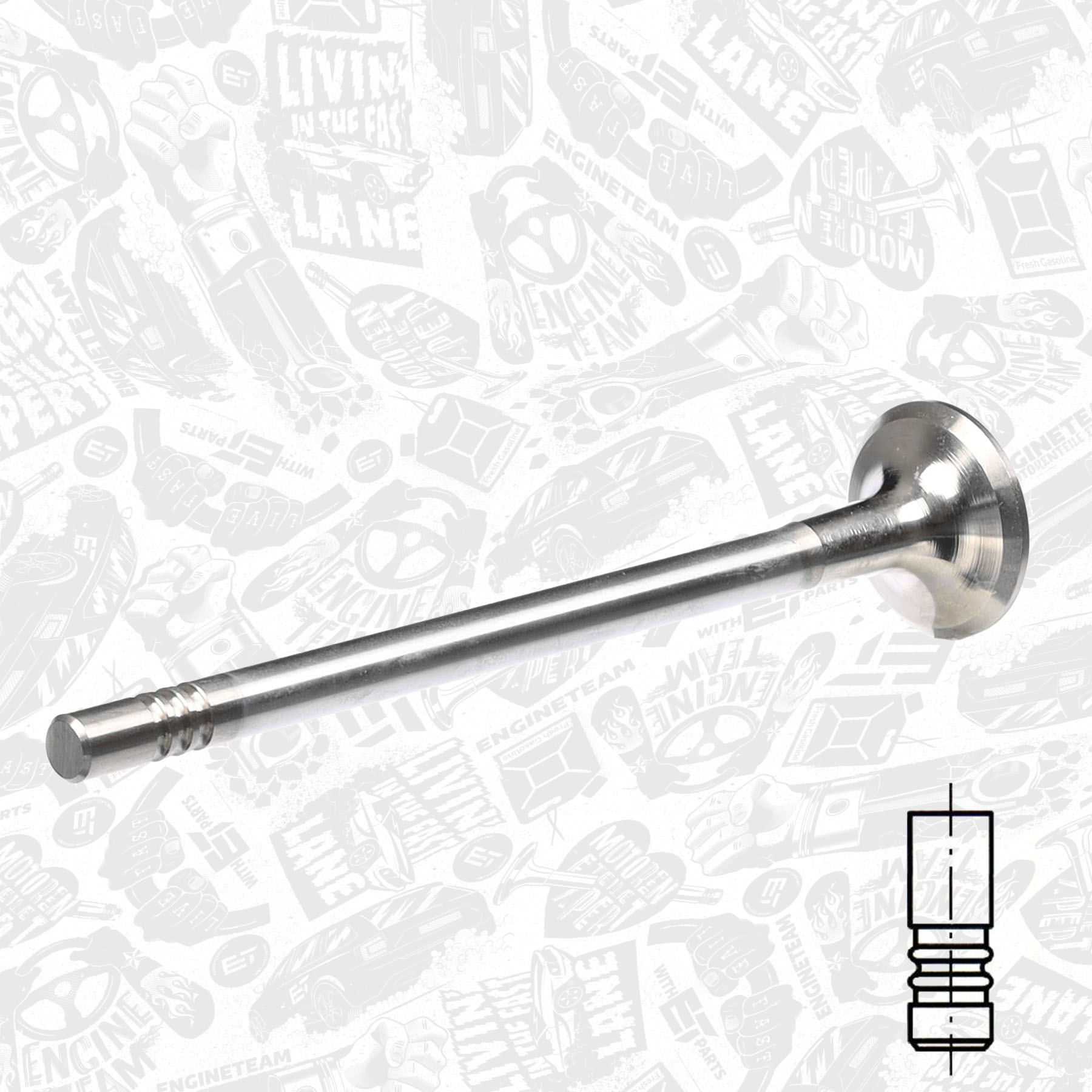 Exhaust Valve ET ENGINETEAM VE0050
