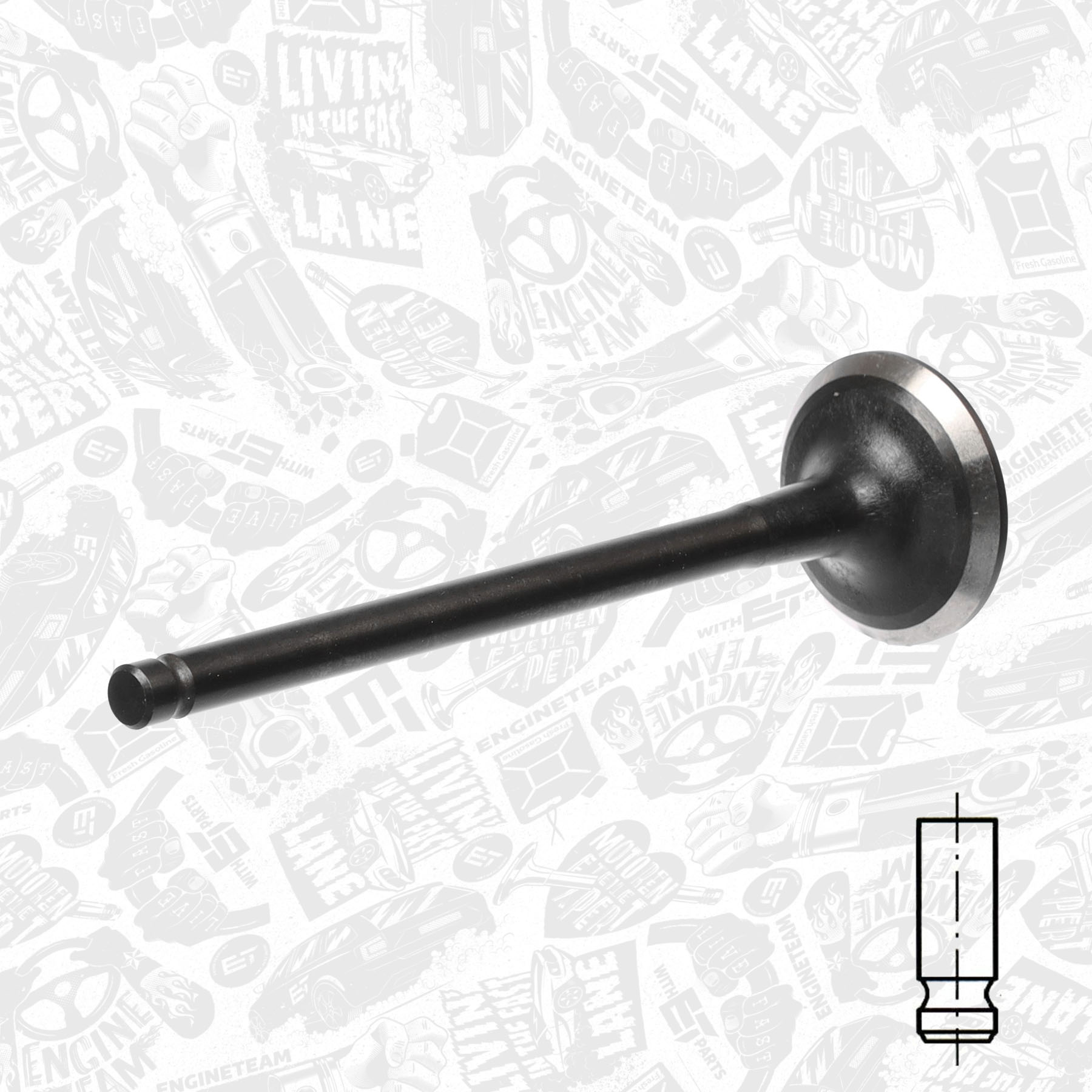Exhaust Valve ET ENGINETEAM VE0146