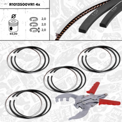 Piston Ring Kit ET ENGINETEAM R1013500VR1