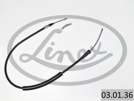 Cable, parking brake LINEX 03.01.36