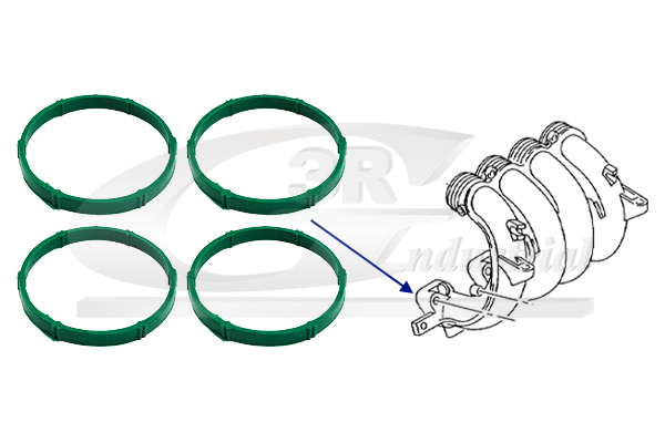 Gasket, intake manifold 3RG 85730