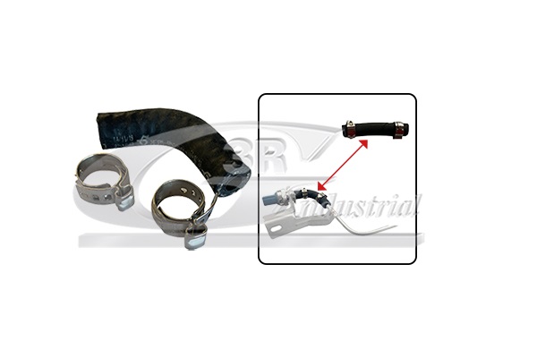 Pipe, EGR valve 3RG 82651