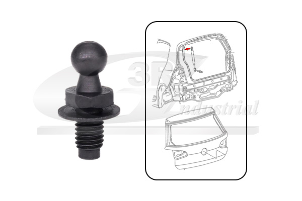 Rear Door Lock 3RG 79700