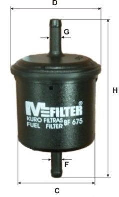 Fuel filter MFILTER BF 675