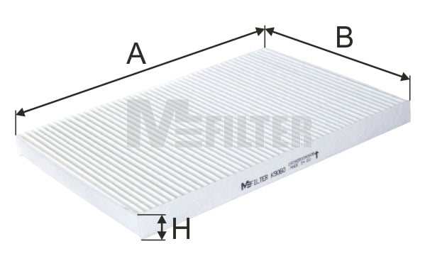 Filter, cabin air MFILTER K 9060