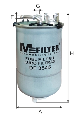 Fuel filter MFILTER DF 3545