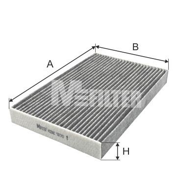 Filter, cabin air MFILTER K 9206C