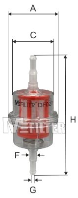 Fuel filter MFILTER DF 02/1