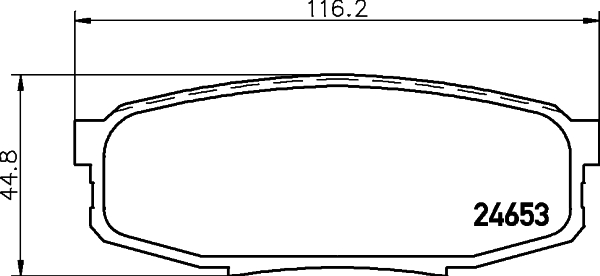 Zestaw klocków hamulcowych, hamulce tarczowe HELLA PAGID 8DB 355 013-771