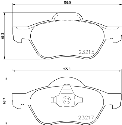 Zestaw klocków hamulcowych, hamulce tarczowe HELLA PAGID 8DB 355 009-091