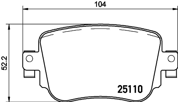 Brake Pad Set, disc brake HELLA PAGID 8DB 355 021-911