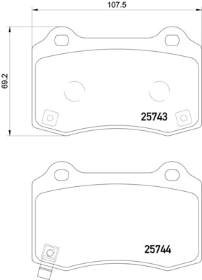 Brake Pad Set, disc brake HELLA PAGID 8DB 355 021-251