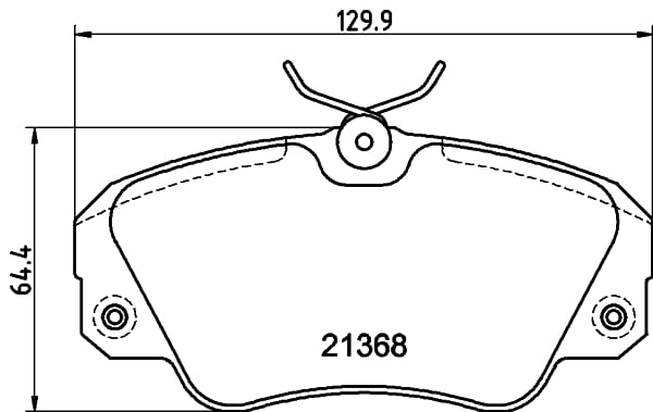 Zestaw klocków hamulcowych, hamulce tarczowe HELLA PAGID 8DB 355 017-771