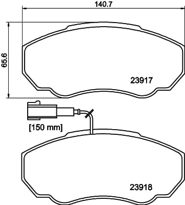 Zestaw klocków hamulcowych, hamulce tarczowe HELLA PAGID 8DB 355 010-391
