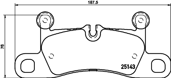 Zestaw klocków hamulcowych, hamulce tarczowe HELLA PAGID 8DB 355 023-371