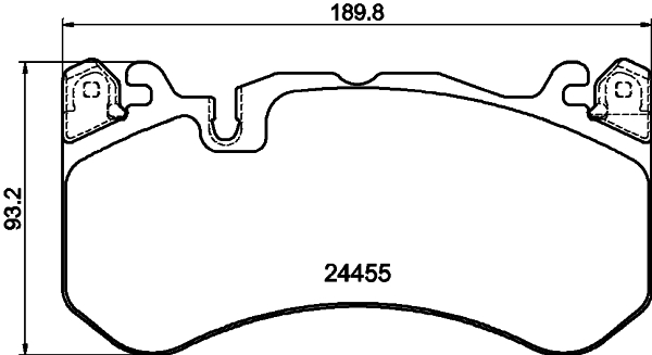 Brake Pad Set, disc brake HELLA PAGID 8DB 355 025-011