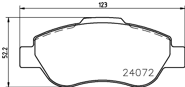 Brake Pad Set, disc brake HELLA PAGID 8DB 355 011-241