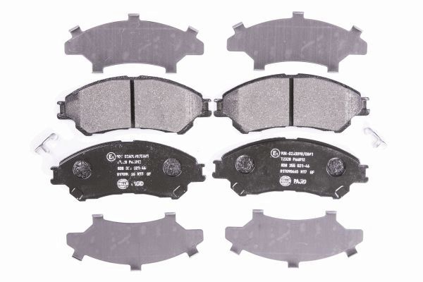 Brake Pad Set, disc brake HELLA PAGID 8DB 355 021-461