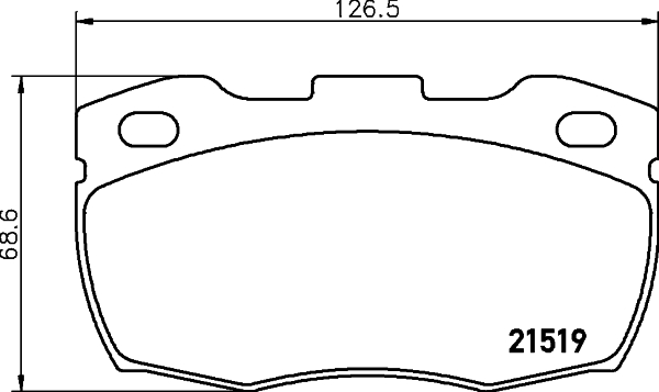 Brake Pad Set, disc brake HELLA PAGID 8DB 355 005-861