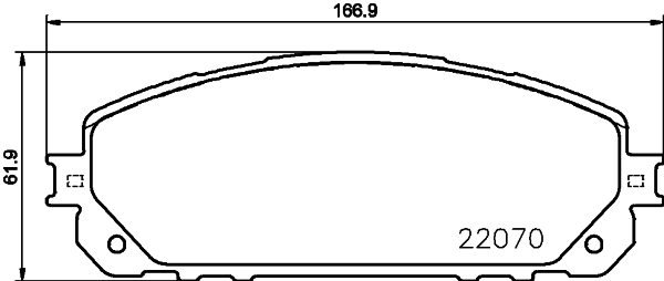 Zestaw klocków hamulcowych, hamulce tarczowe HELLA PAGID 8DB 355 023-391