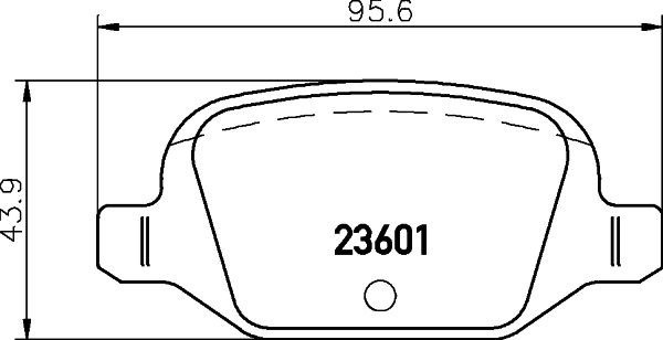 Zestaw klocków hamulcowych, hamulce tarczowe HELLA PAGID 8DB 355 009-551