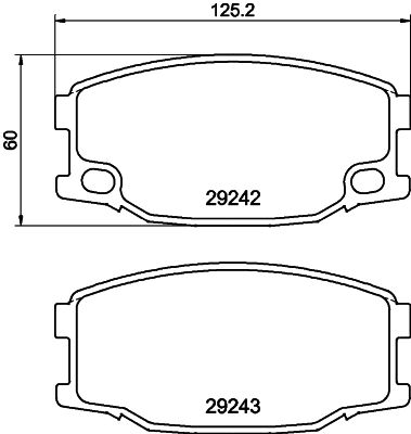 Brake Pad Set, disc brake HELLA PAGID 8DB 355 005-571