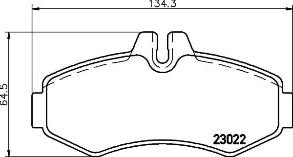 Zestaw klocków hamulcowych, hamulce tarczowe HELLA PAGID 8DB 355 008-631