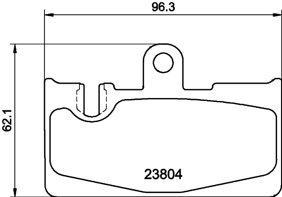 Zestaw klocków hamulcowych, hamulce tarczowe HELLA PAGID 8DB 355 011-661