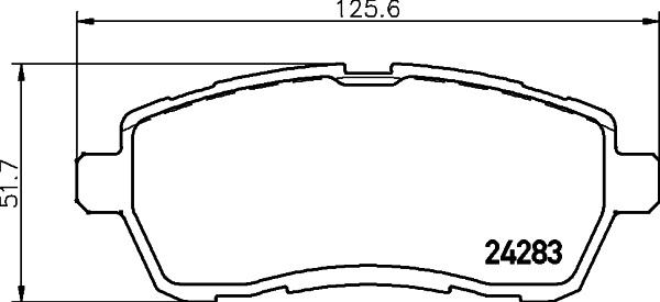 Brake Pad Set, disc brake HELLA PAGID 8DB 355 013-211