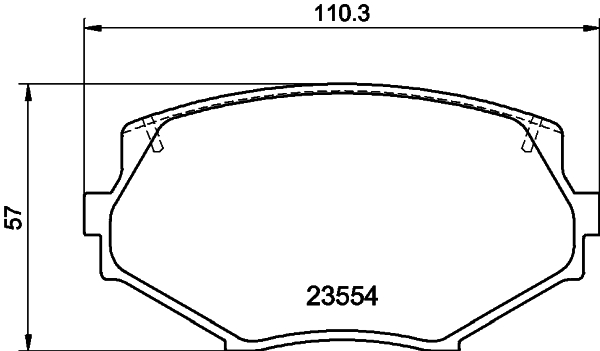 Zestaw klocków hamulcowych, hamulce tarczowe HELLA PAGID 8DB 355 016-861
