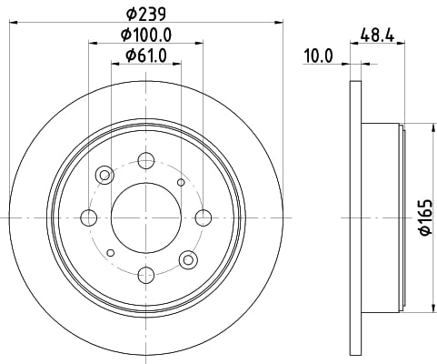 Tarcza hamulcowa HELLA PAGID 8DD 355 103-111