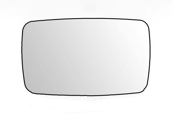 Mirror Glass, outside mirror LORO 2434G02