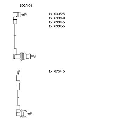 Ignition Cable Kit BREMI 600/101