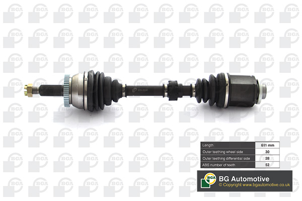 Drive Shaft BGA DS2707R