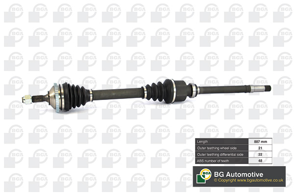Drive Shaft BGA DS6714RA