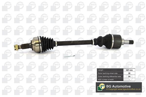 Drive Shaft BGA DS6736L